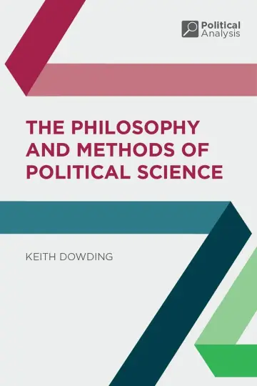 Cover of The Philosophy and Methods of Political Science