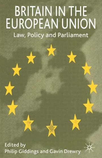 Cover of Britain in the European Union