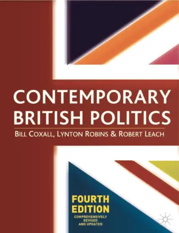 Cover of Contemporary British Politics