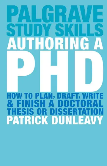 Cover of Authoring a PhD