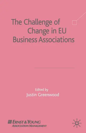 Cover of The Challenge of Change in EU Business Associations