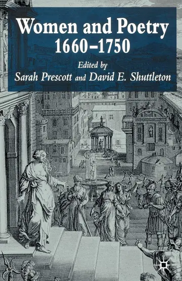 Cover of Women and Poetry 1660-1750