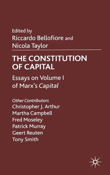 Cover of The Constitution of Capital