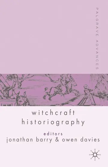 Cover of Palgrave Advances in Witchcraft Histography