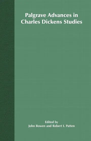 Cover of Palgrave Advances in Charles Dickens Studies