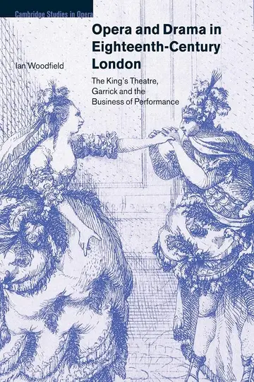 Cover of Opera and Drama in Eighteenth-Century London