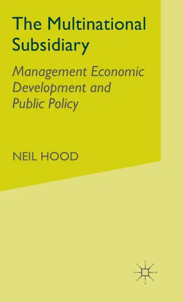 Cover of The Multinational Subsidiary