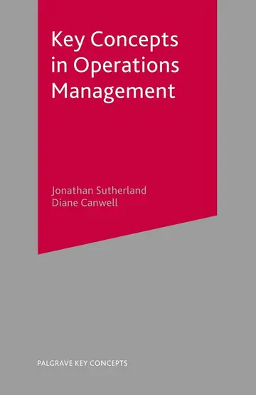 Cover of Key Concepts in Operations Management