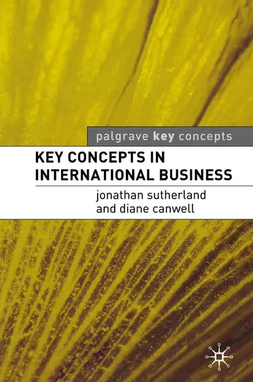 Cover of Key Concepts in International Business