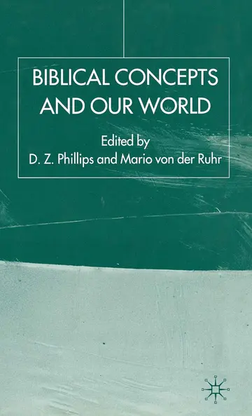 Cover of Biblical Concepts and Our World