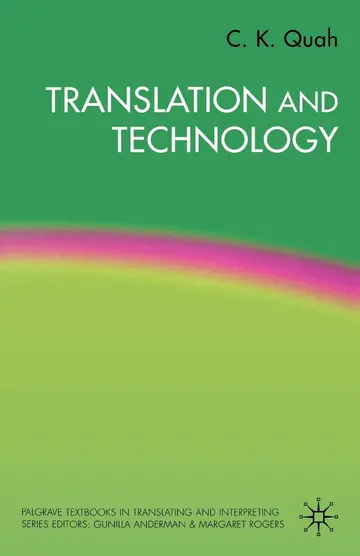 Cover of Translation and Technology