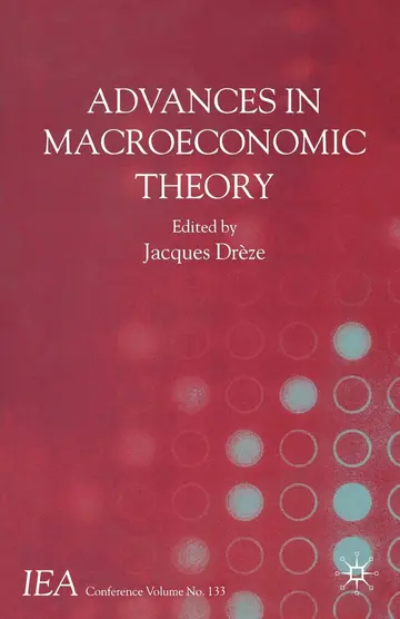 Cover of Advances in Macroeconomic Theory
