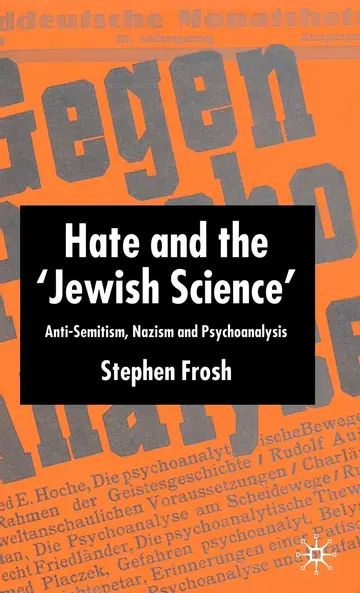 Cover of Hate and the 'Jewish Science'