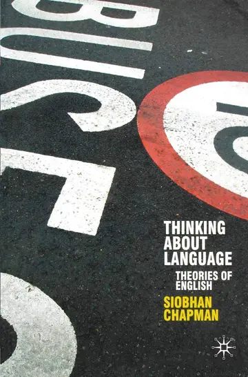 Cover of Thinking About Language