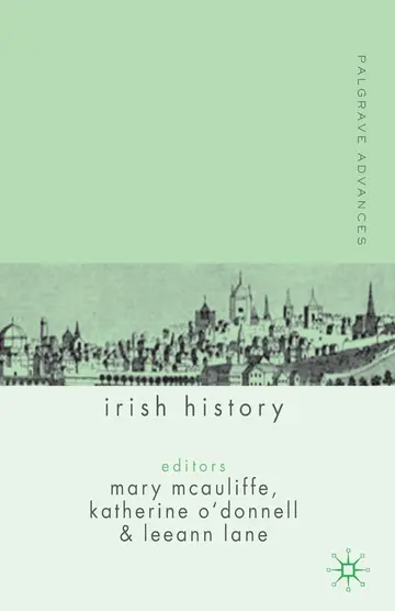 Cover of Palgrave Advances in Irish History