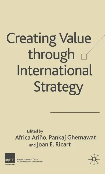 Cover of Creating Value through International Strategy