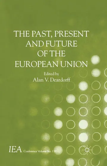 Cover of The Past, Present and Future of the European Union