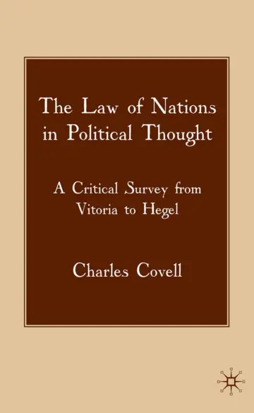 Cover of The Law of Nations in Political Thought