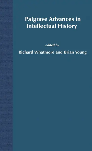 Cover of Palgrave Advances in Intellectual History