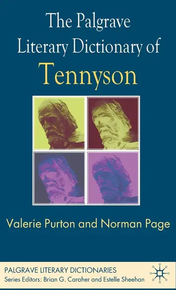 Cover of The Palgrave Literary Dictionary of Tennyson