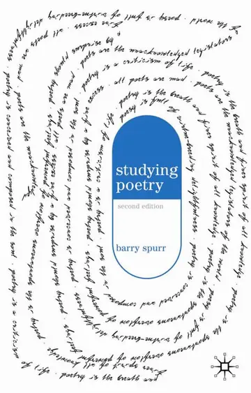 Cover of Studying Poetry