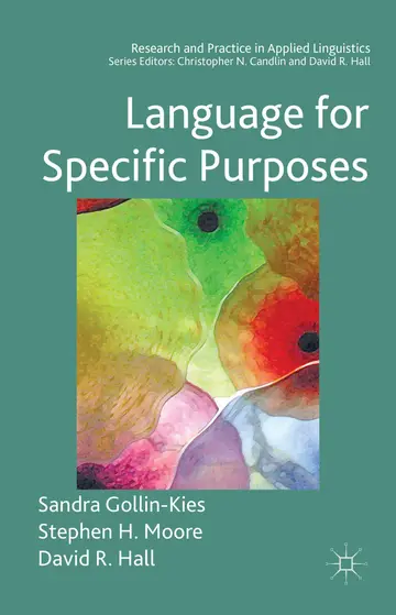 Cover of Language for Specific Purposes