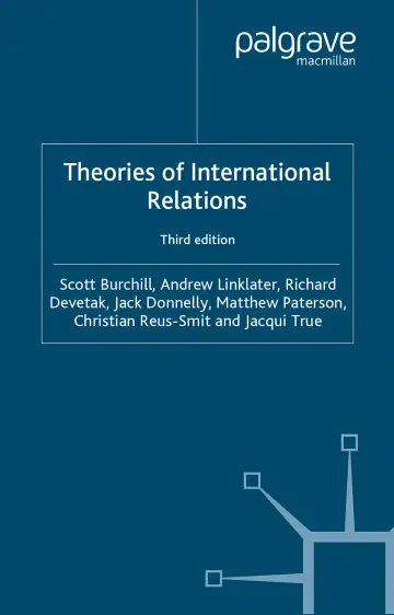 Cover of Theories of International Relations