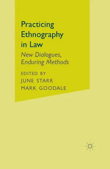 Cover of Practicing Ethnography in Law