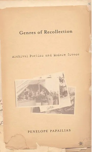 Cover of Genres of Recollection