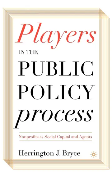 Cover of Players in the Public Policy Process