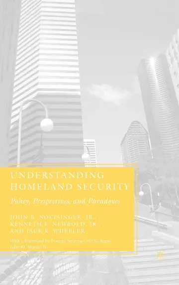 Cover of Understanding Homeland Security