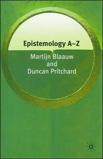 Cover of Epistemology A-Z