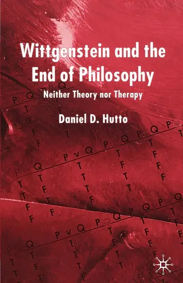 Cover of Wittgenstein and the End of Philosophy