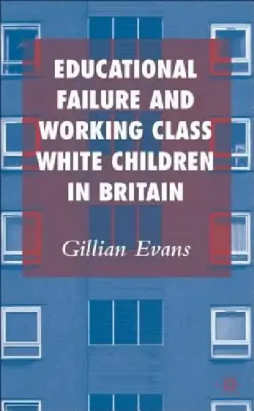 Cover of Educational Failure and Working Class White