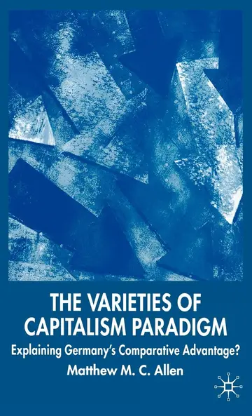 Cover of The Varieties of Capitalism Paradigm