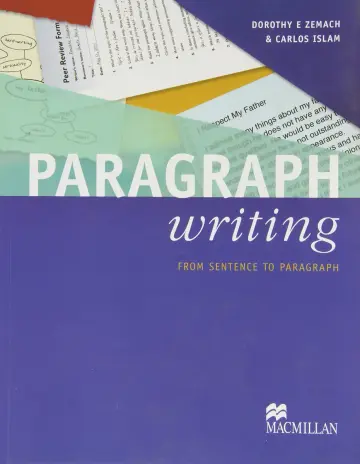 Cover of Paragraph Writing Students Book International