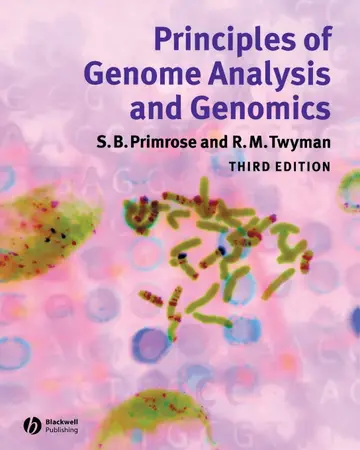 Cover of Principles of Genome Analysis and Genomics