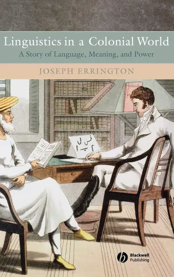 Cover of Linguistics in a Colonial World