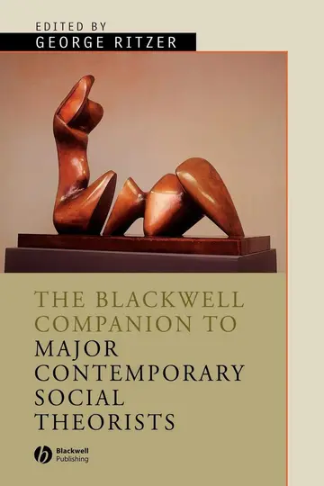 Cover of The Blackwell Companion to Major Contemporary Social Theorists