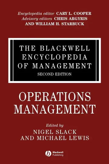 Cover of The Blackwell Encyclopedia of Management