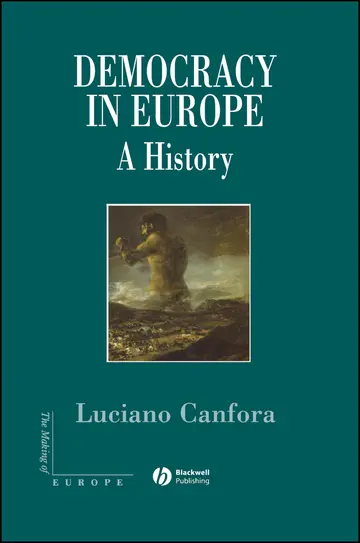 Cover of Democracy in Europe