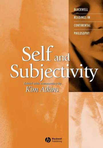 Cover of Self and Subjectivity