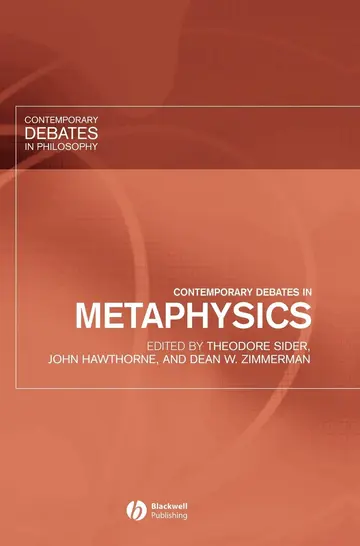 Cover of Contemporary Debates in Metaphysics