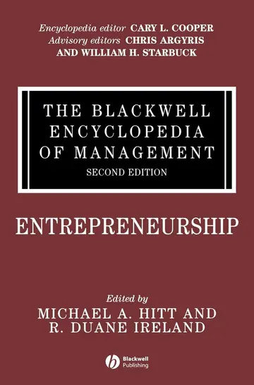 Cover of The Blackwell Encyclopedia of Management, Entrepreneurship