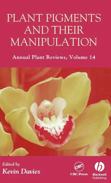 Cover of Annual Plant Reviews, Plant Pigments and their Manipulation