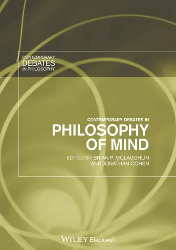 Cover of Contemporary Debates in Philosophy of Mind