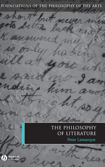 Cover of Philosophy of Literature