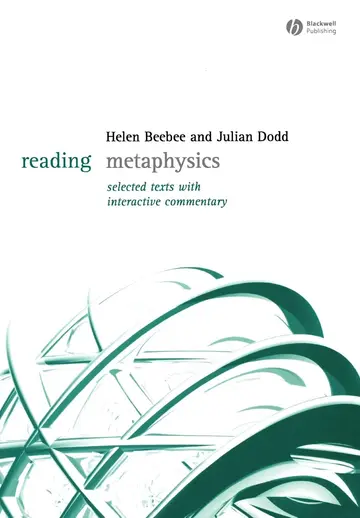 Cover of Reading Metaphysics