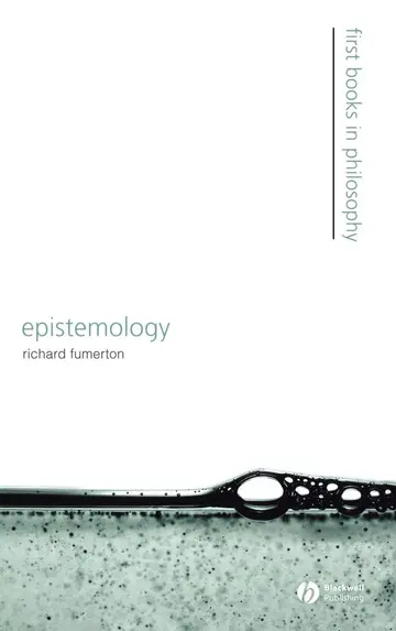 Cover of Epistemology