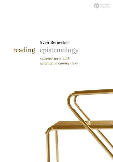 Cover of Reading Epistemology